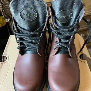 PUREPECHA Men\'s Leather Work Boot, With Or Without SteelToe 501 CarbonoNegra Amazon.com: PUREPECHA Work Boots for Men, Leather  main image 3